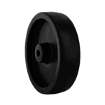 Quality black caster wheel for industrial applications.