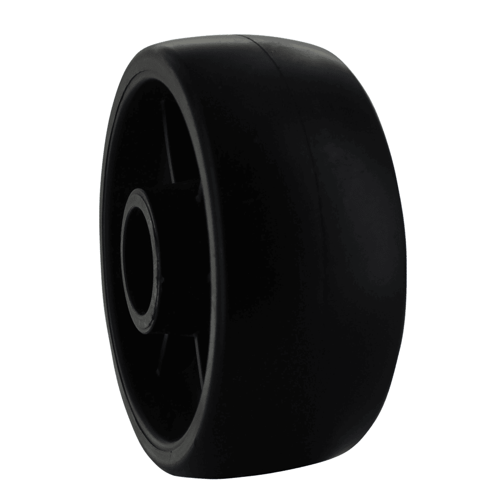 Wheel for industrial caster applications, durable and smooth-rolling.