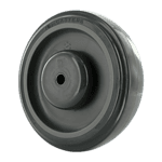 Quality rubber caster wheel for industrial applications.