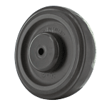 Quality rubber caster wheel for industrial applications.