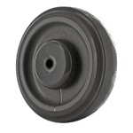 Quality rubber caster wheel for industrial use.