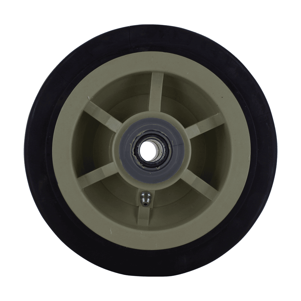 Heavy-duty P&H caster wheel for industrial applications.