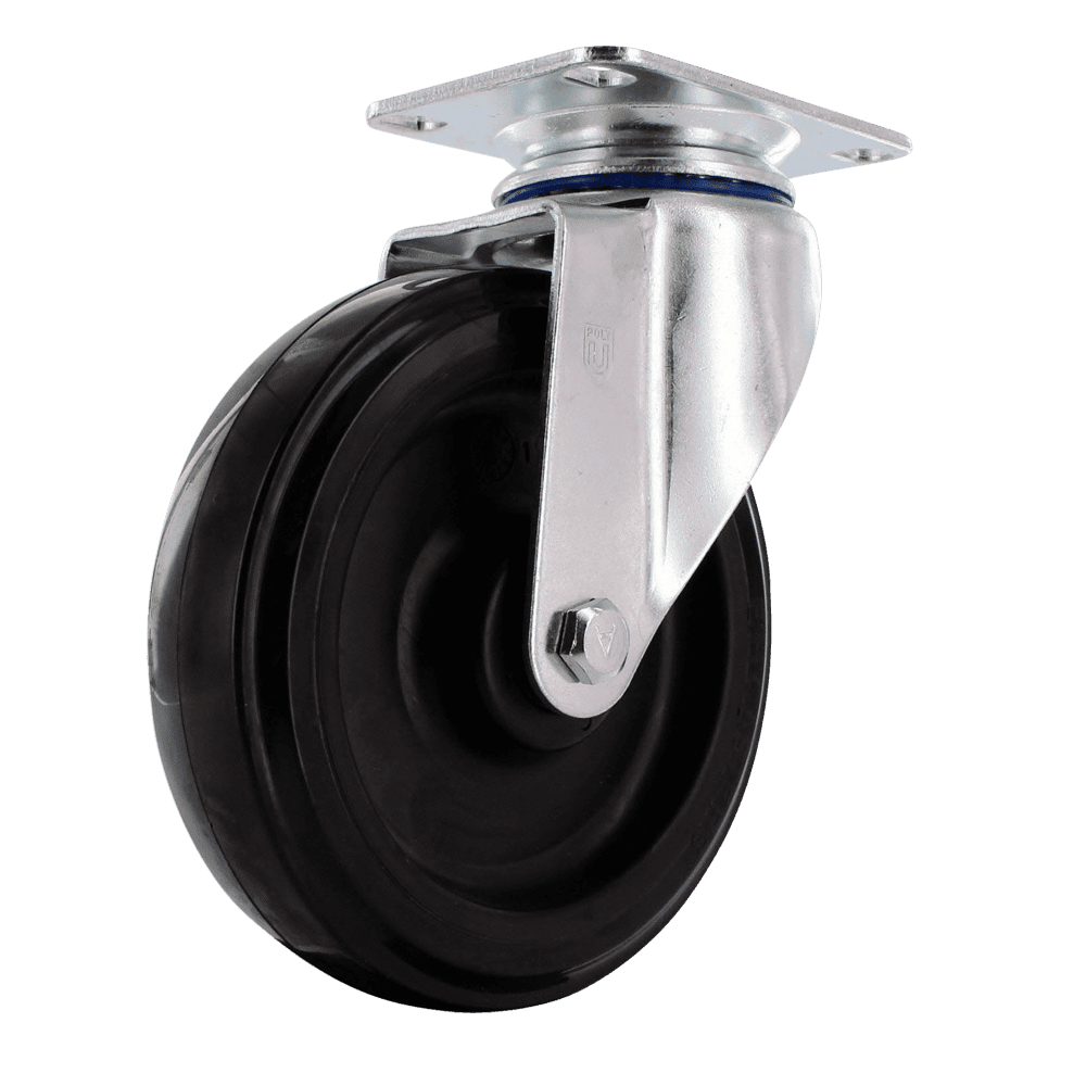 Duty caster wheel for industrial applications.