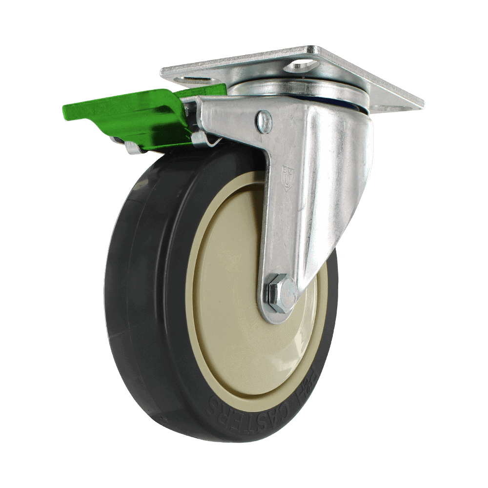 Quality industrial caster wheel for heavy-duty applications.