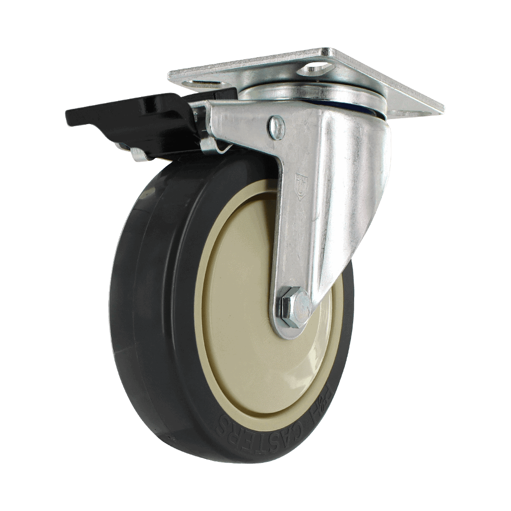Quality caster wheel for industrial applications.