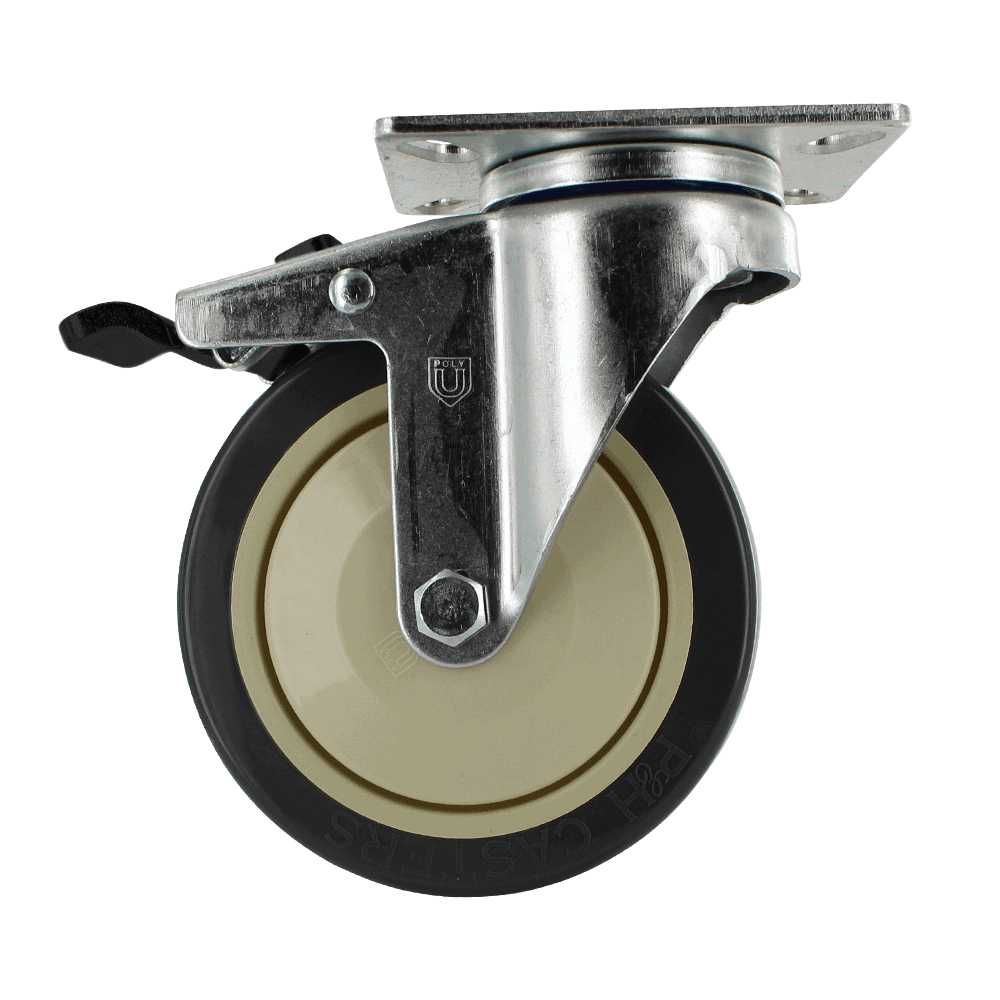 Quality industrial caster wheel for heavy-duty applications.