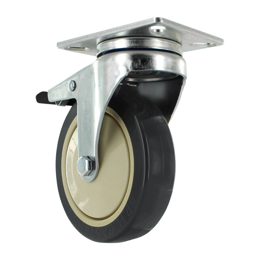 Duty caster wheel for industrial applications.