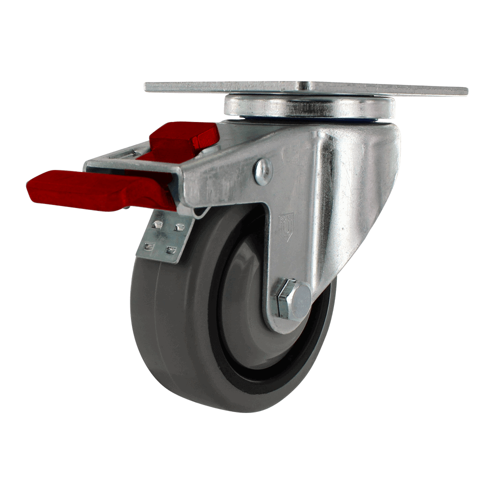 Quality industrial caster wheel for heavy-duty applications.