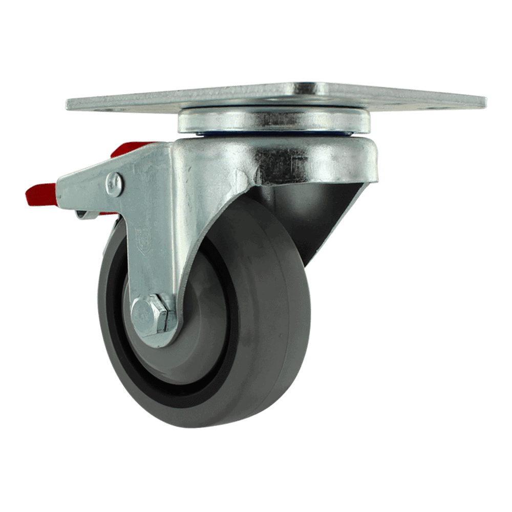 Duty caster wheel for industrial applications.