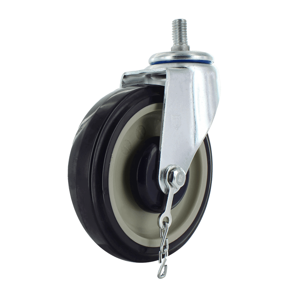 Duty caster wheel for industrial applications.