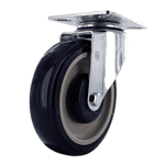 Industrial caster wheel for heavy loads and mobility solutions.