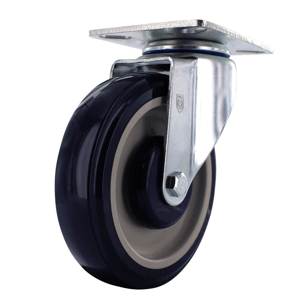 Industrial caster wheel for heavy loads and mobility solutions.