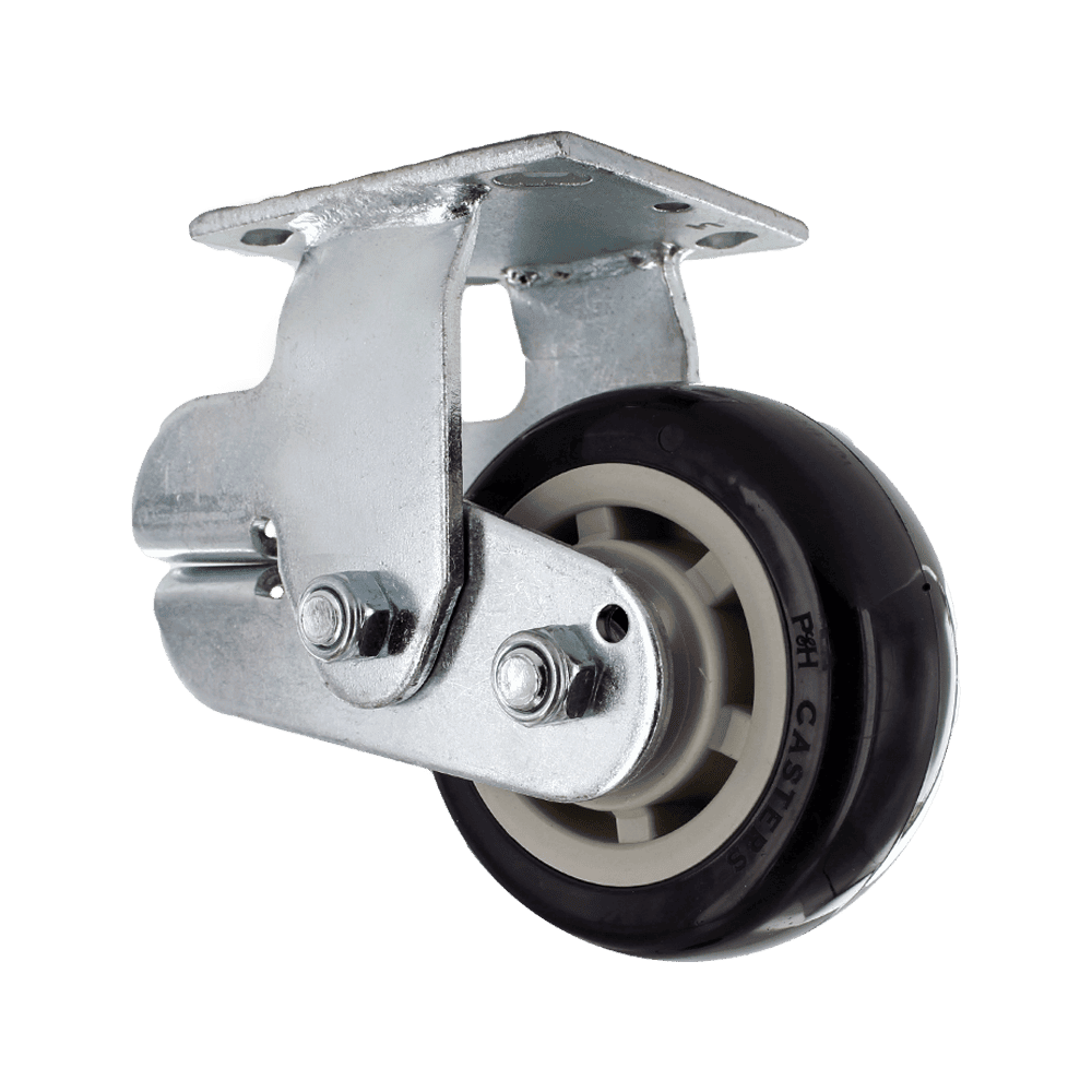 Heavy-duty caster wheel for industrial applications by P&H Casters.