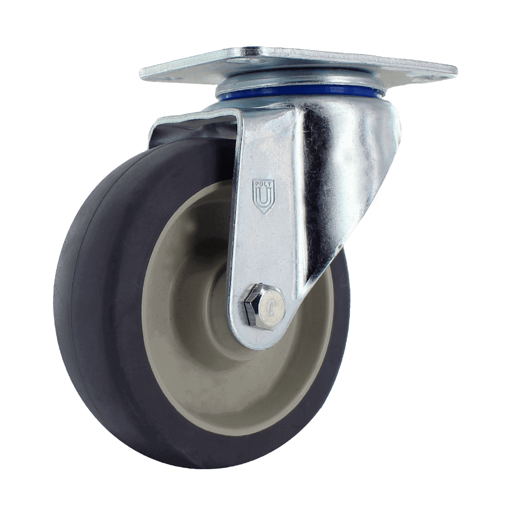 Duty caster wheel for industrial use.