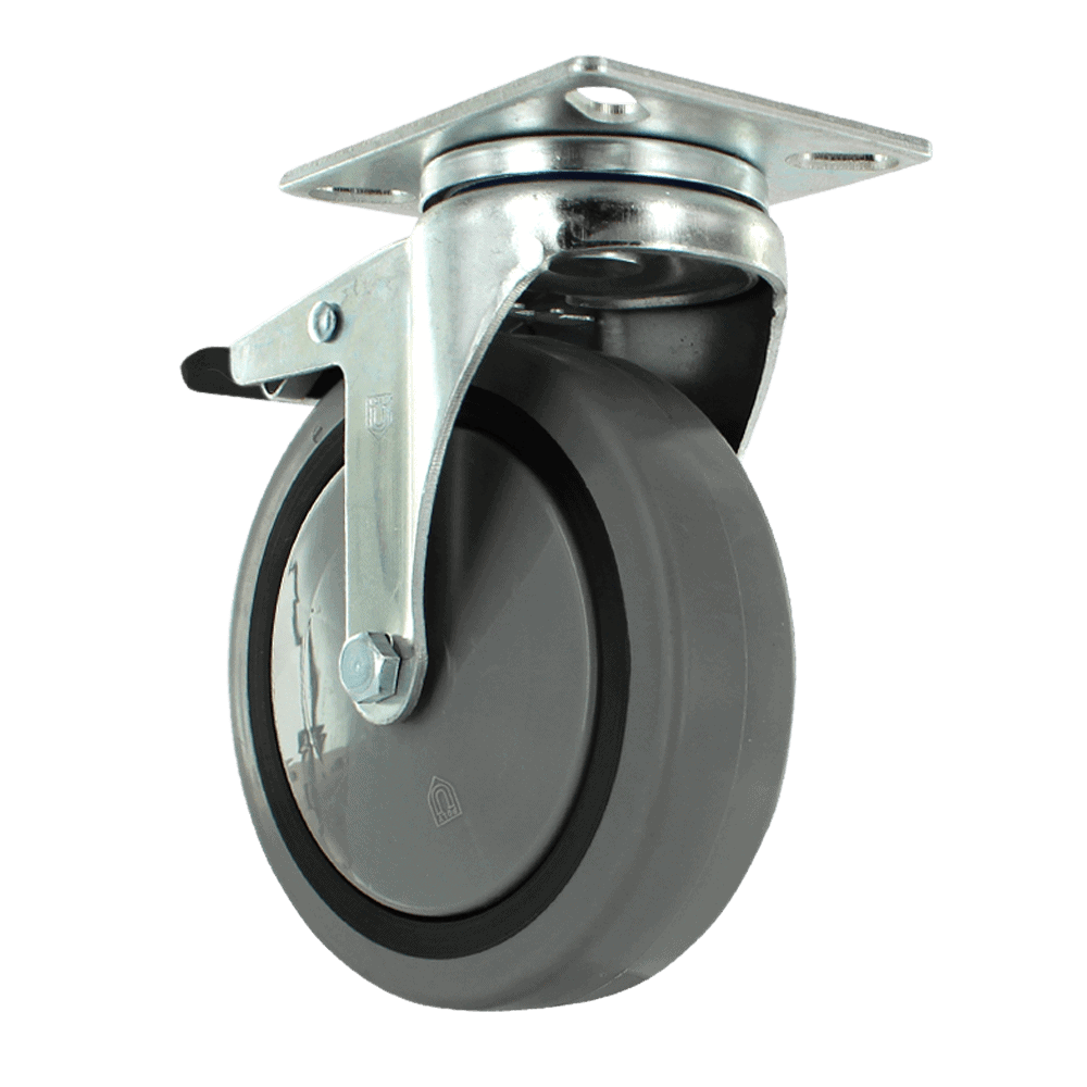Duty caster wheel for industrial use.