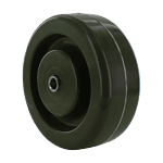 Quality black caster wheel for industrial applications.