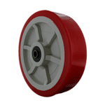 Quality Red Caster Wheel for Industrial Use.