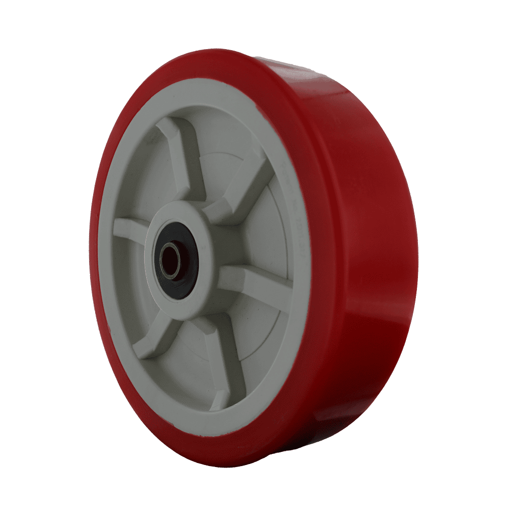 Quality Red Caster Wheel for Industrial Use.