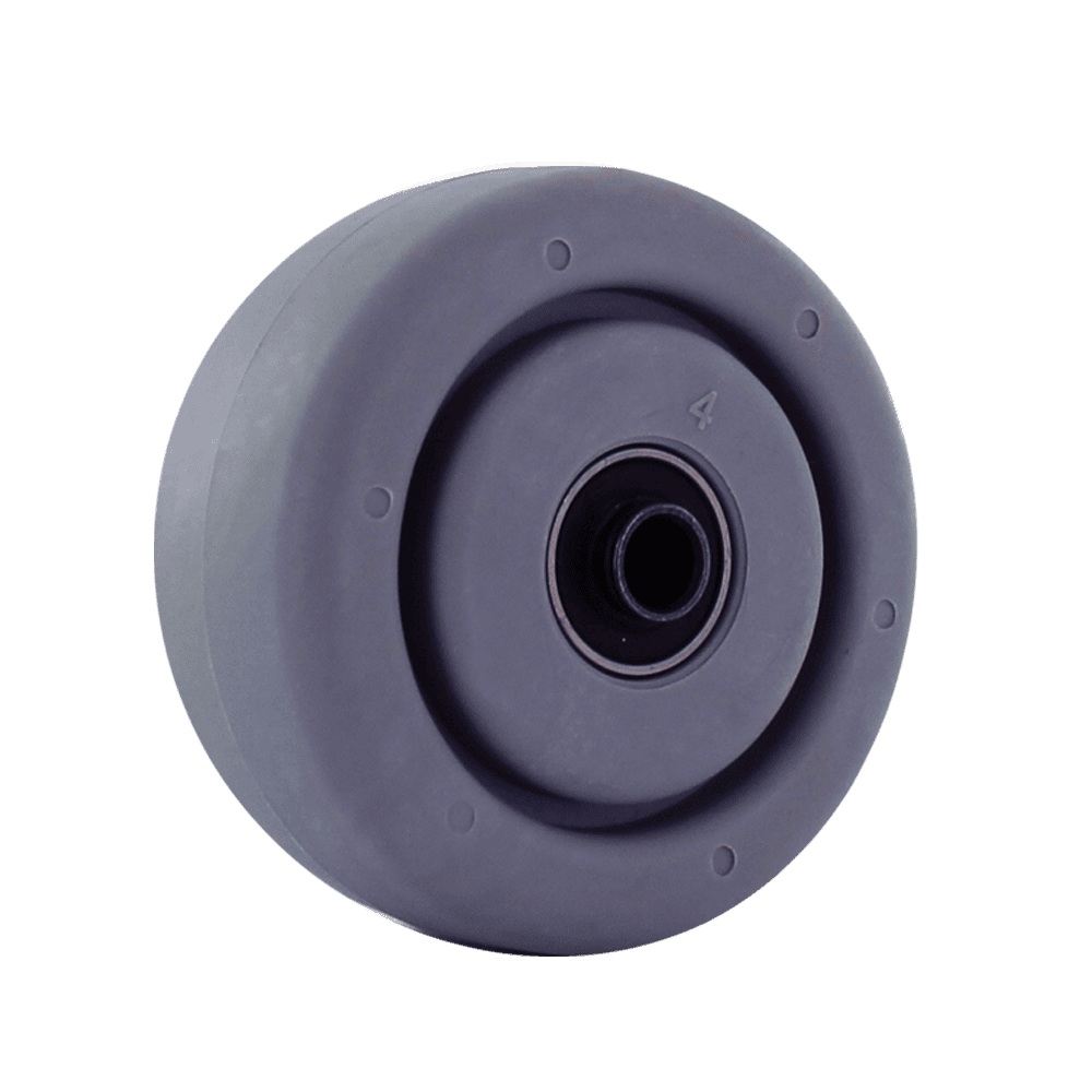 Heavy-duty caster wheel for industrial applications.