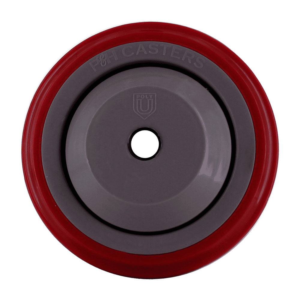 Heavy-duty caster wheel for industrial applications by P&H Casters.