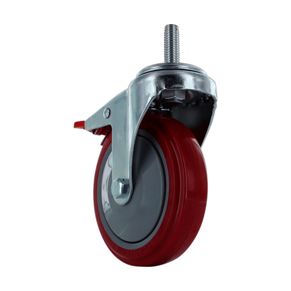 Duty caster wheel for industrial applications.