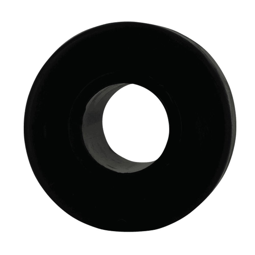 Quality black caster wheel for industrial applications.
