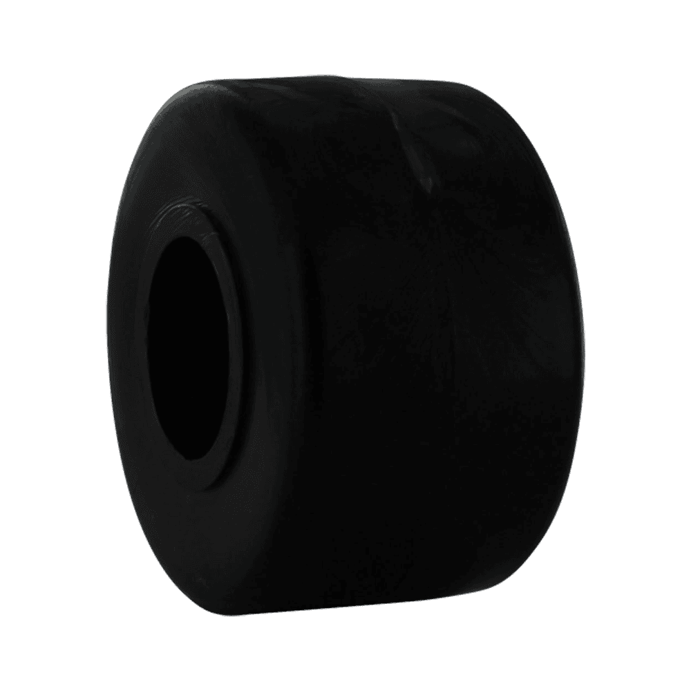 Quality black caster wheel for industrial applications.