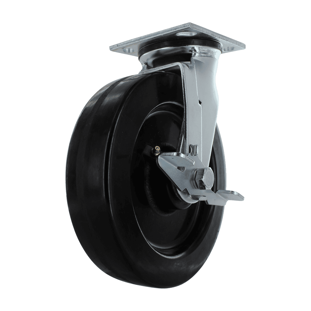 Duty caster wheel for industrial applications.