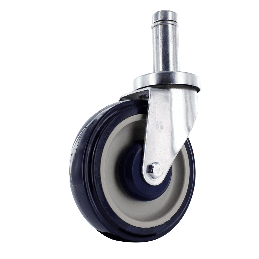 Heavy-duty caster wheel for industrial applications.