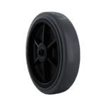P&H Casters heavy-duty black wheel for industrial applications.