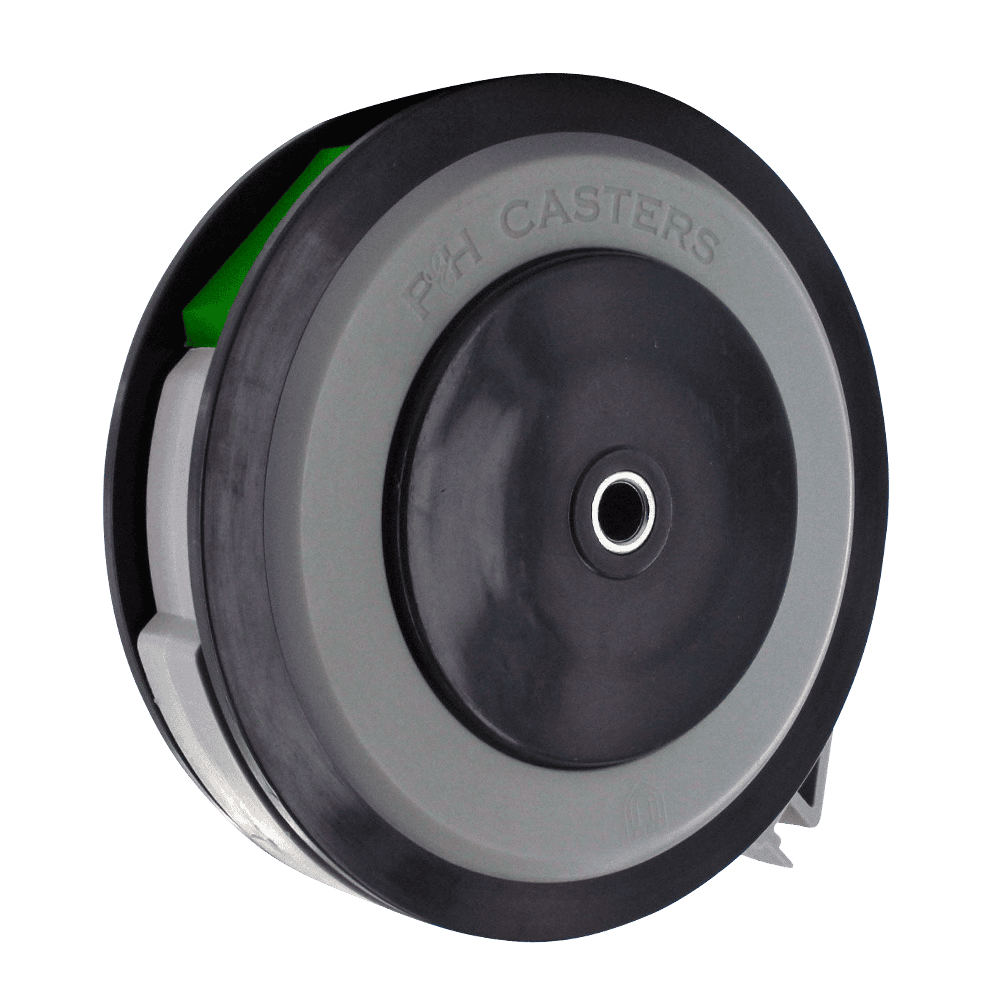 P&H Casters industrial caster wheel for heavy-duty applications.