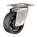 Industrial caster wheel for heavy equipment and machinery.