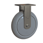 Industrial caster wheel for heavy loads and equipment mobility.
