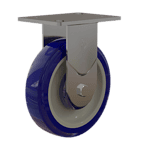 Quality blue caster wheel for industrial applications.