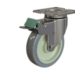 Heavy-duty caster wheel for industrial applications by P&H Casters.