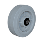 Durable industrial caster wheel for heavy loads and equipment.