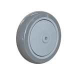 Caster wheel for industrial equipment and furniture.