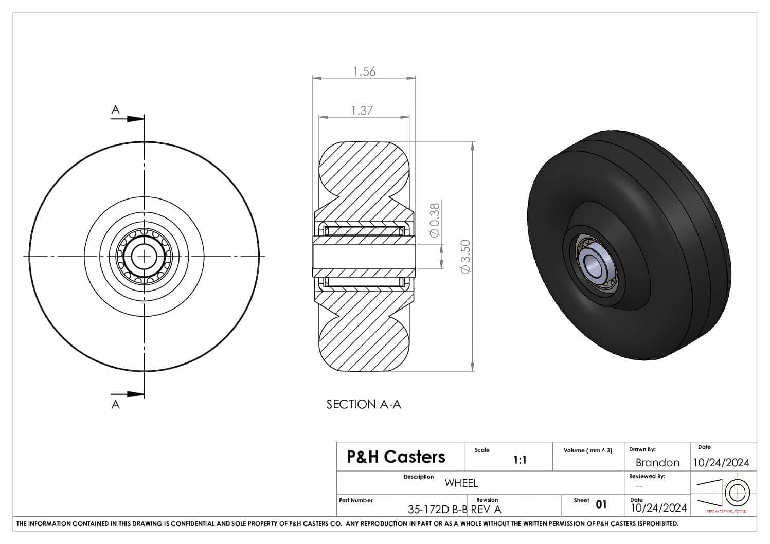 High-Quality Industrial Caster for Equipment.
