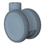 Casters for industrial equipment and furniture.