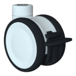 High-quality industrial caster for heavy-duty applications.