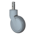 Durable industrial caster wheel for heavy equipment and furniture.