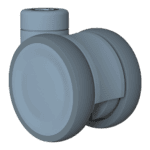 Industrial caster wheel for machinery, durable and smooth-rolling.