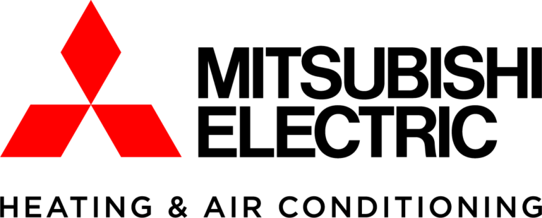 The Mitsubishi Electric logo features three red diamonds forming a triangle on the left, with the company name in black text to the right, embodying the essence of innovation and excellence. Discover more about us through our commitment to quality.
