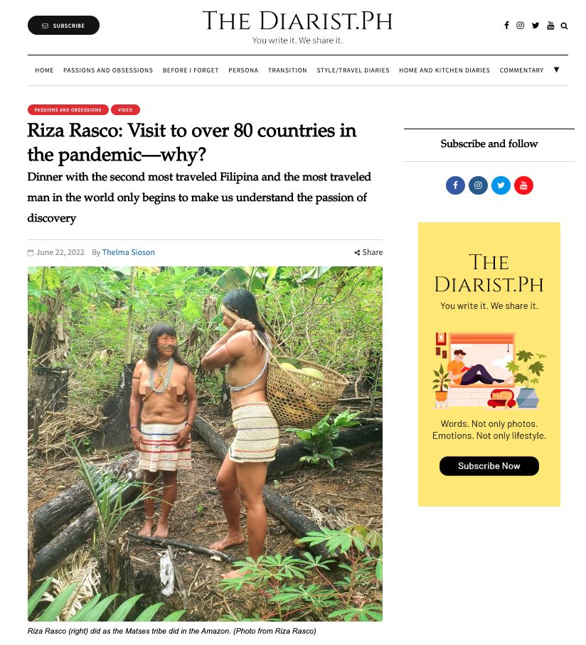 The Diarist PH Feature June 2022