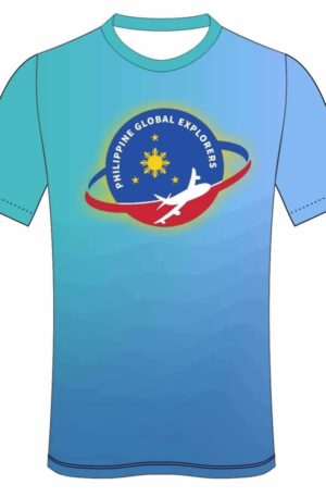 2025 Foundation Day Tshirt Gradient blue front