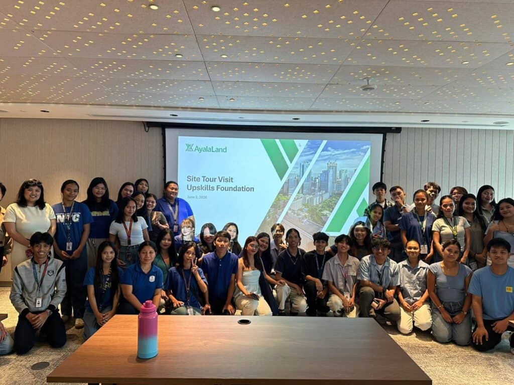 Ayalaland Site Visit with the Upskills Foundation Students