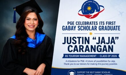 PGE Celebrates First Gabay Scholar Graduate, Jaja Carangan