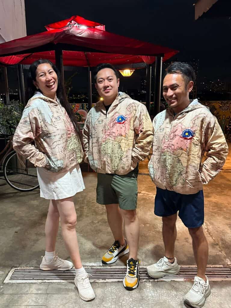 PGE members sporting PGE merch