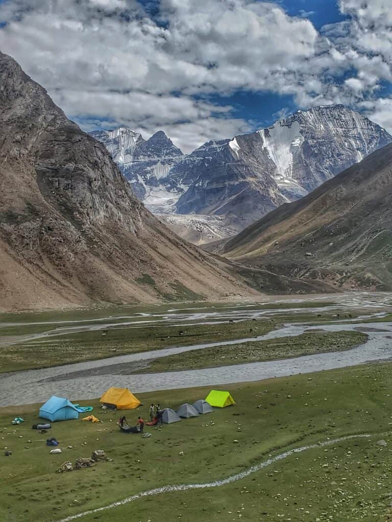 Warwan Valley camp site