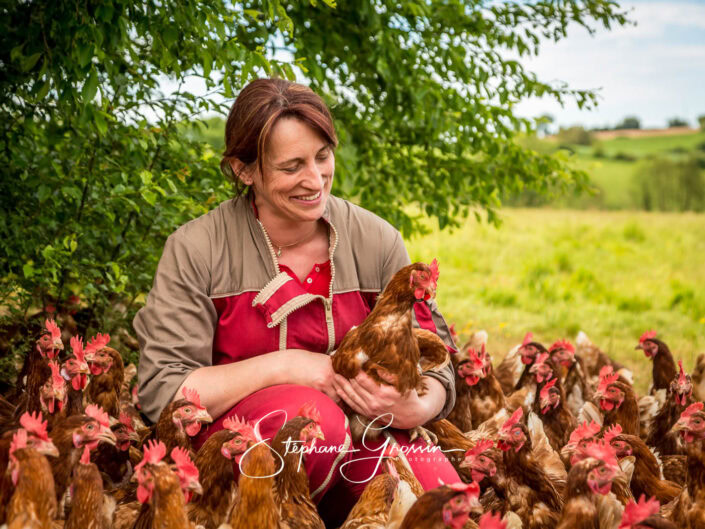 Reportage Photo dans un élevage de poules pondeuses de Loué